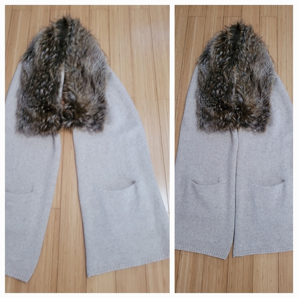 Fur Pocket Scarf - Picture 3 of 4